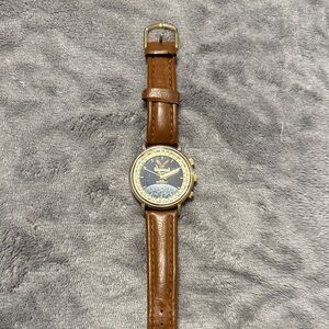 Vintage Apollo ii watch with brown band